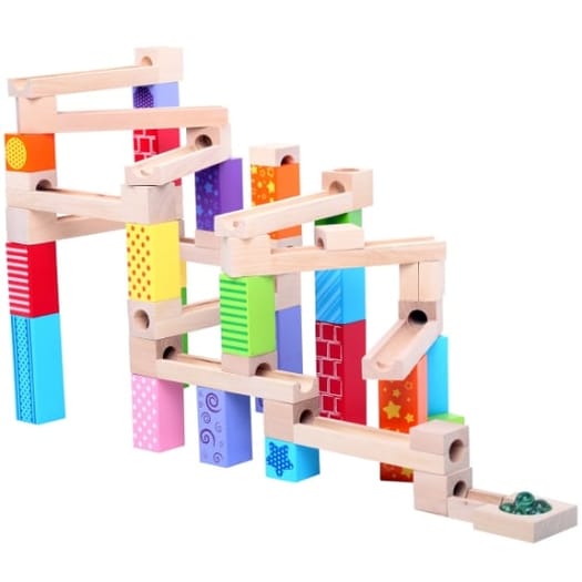 Wooden Marble Run