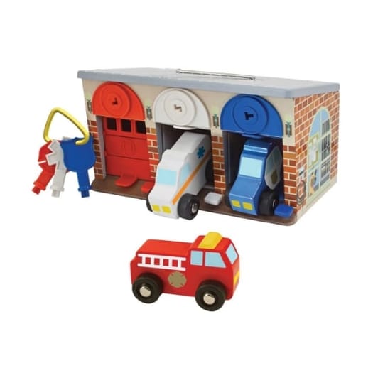 Lock & Roll Rescue Truck Garage