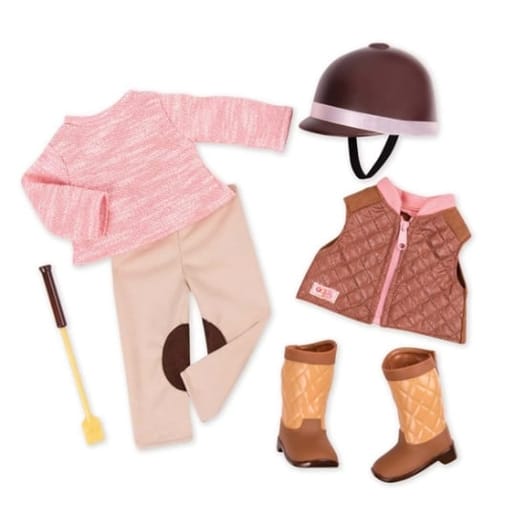 Riding in Style Doll's Outfit