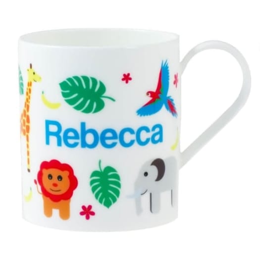 Personalised China Mug - Jungle Animals