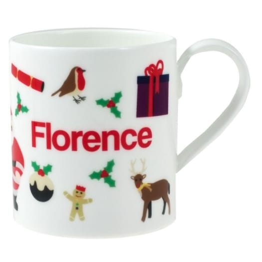 Personalised China Mug - Christmas
