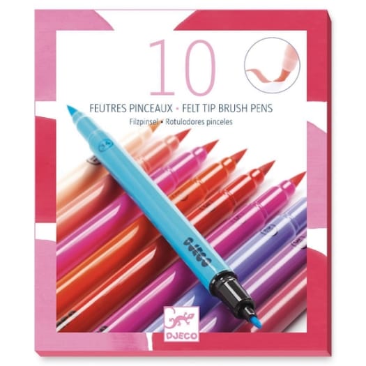 Felt Tip Brushes Pink