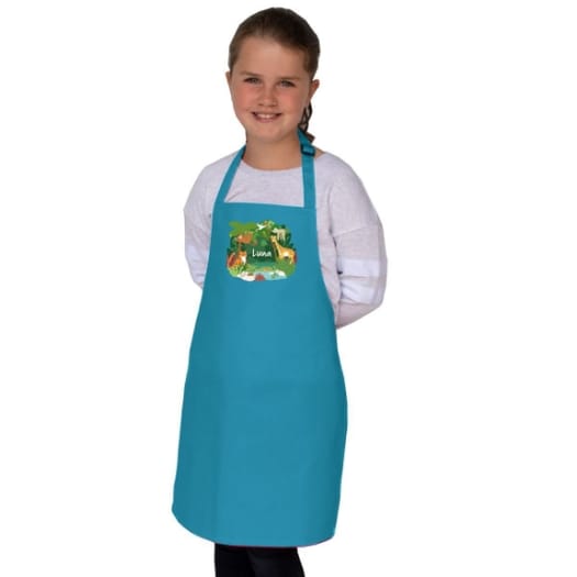 Jungle Personalised Apron - Age 7-10
