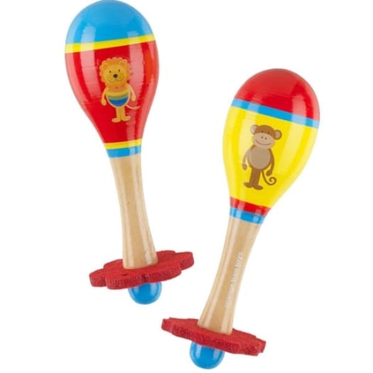 Lion & Monkey Maracas