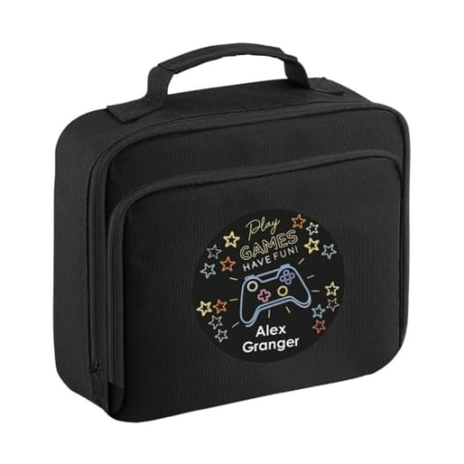 Gaming Personalised Lunch Bag