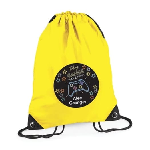 Gaming Personalised Swim Bag