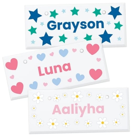 Personalised Classic Name Plaque