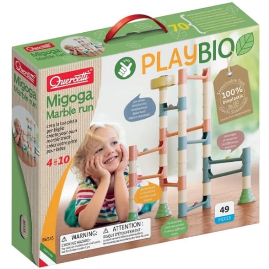 Bioplastic Marble Run