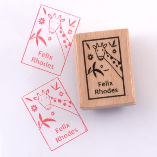 Named Rubber Stamp - Jungle