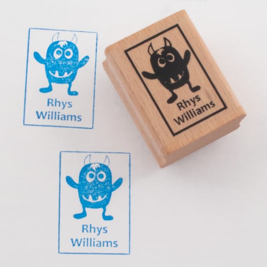Named Rubber Stamp - Little Monster