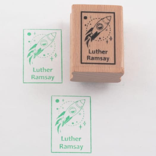 Named Rubber Stamp - Space