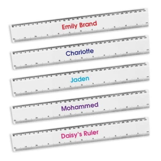Personalised 30cm Ruler