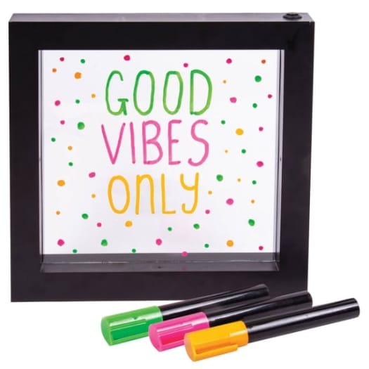 Neon Effect Message Frame