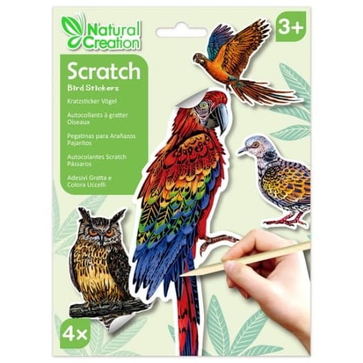 Scratch Stickers - Birds