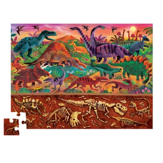 Above & Below - Dinosaur World 60 pc Puzzle