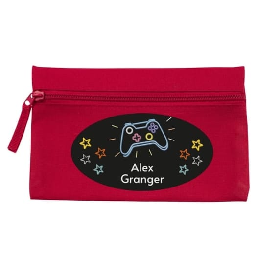 Gaming Personalised Pencil Case