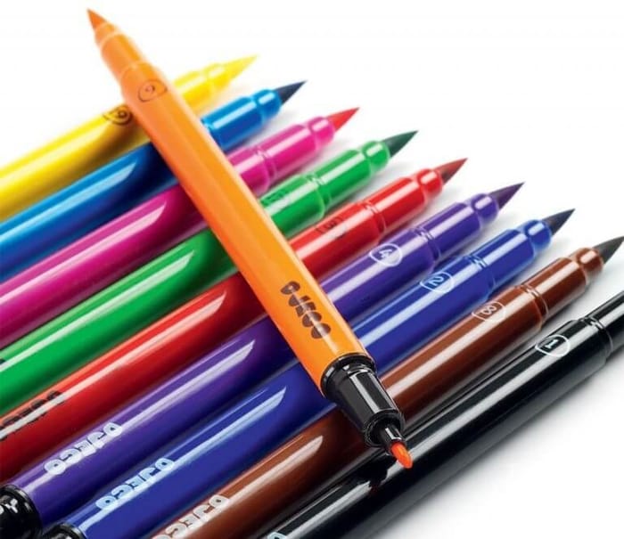 Felt Tip Brush Pens