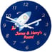 Rocket To The Moon - Personalised Wall Clock image 1