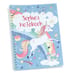 Rainbow Unicorn Personalised Notebook image 1
