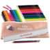 Embroidered Jumbo Pencil Case - Dusky Pink image