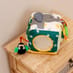 Activity Cube - Jungle on a side table