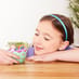 Child Enjoying the Mini Garden - Unicorn