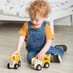 Child with Mini Crane Truck