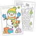 Countdown to Christmas Activity Book Pages